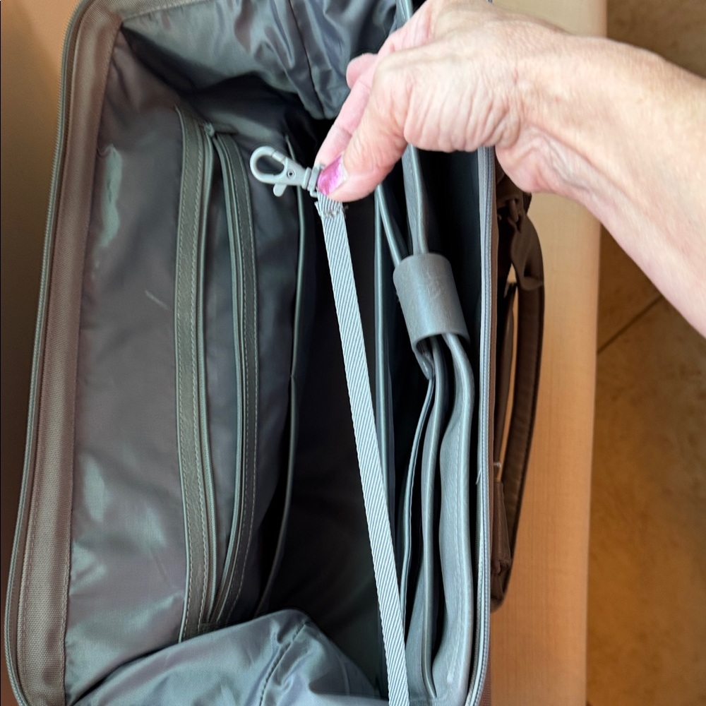 Beis Gray Mini WeekenderTote Bag with Shoulder Strap - Picture 6 of 6